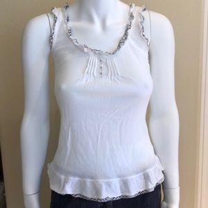 white burberry blouse